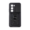 Etui pancerne CamShield Ring na telefon Xiaomi Redmi 15 5G / Redmi 15 4G czarne