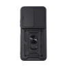 Etui pancerne CamShield Ring na telefon Xiaomi Redmi 15 5G / Redmi 15 4G czarne