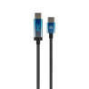 Kabel USB-C - USB-C PD 240W 5A z wyświetlaczem LED 1.2m oplot Apple CarPlay / Android Auto