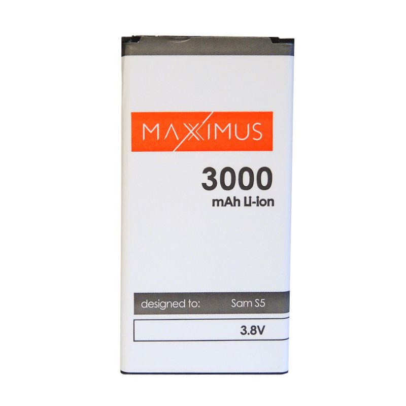 BATERIA MAXXIMUS do telefonu Samsung Galaxy S5 / S5+ / S5 Active / S5 Neo / XCover 4 3000mAh EB-BG900BBE