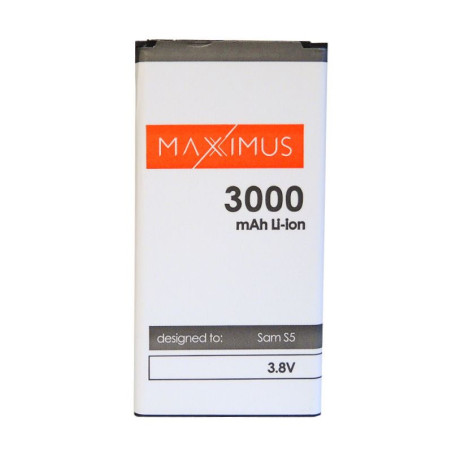 BATERIA MAXXIMUS do telefonu Samsung Galaxy S5 / S5+ / S5 Active / S5 Neo / XCover 4 3000mAh EB-BG900BBE