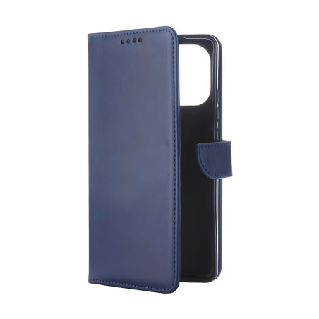 Etui Smart Leather na telefon motorola signature 5G XT2603-2 granatowe