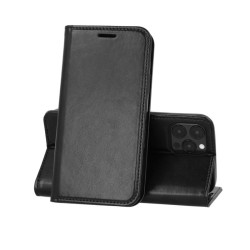 Etui Smart Magnet na telefon Huawei P8 Lite 2017 PRA-LX1 czarny HQ