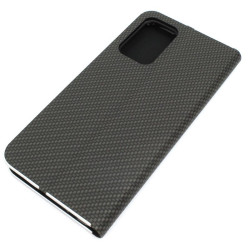 Etui Flip Vennus na telefon Samsung Galaxy A52 / A52 5G / A52s 5G czarne carbon