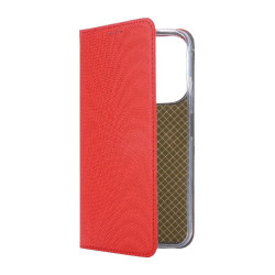 Etui Smart Magnet na telefon Xiaomi Redmi 15C 4G 25078RA3EE / Redmi 15C 5G 2508CRN2BE / POCO C85 4G 25078PC3EE czerwone