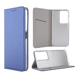 Etui Smart Magnet na telefon Realme C71 4G RMX5303 / C75 4G RMX3941 / 14x 5G RMX3943 / P3 Lite 4G RMX5300 granatowe