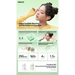 Słuchawki Remax CozyBuds W27 bluetooth 5.4 białe