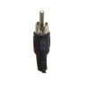 Kabel 2 x wtyk RCA - audio jack 3,5mm czarny przewód 3m