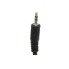 Kabel 2 x wtyk RCA - audio jack 3,5mm czarny przewód 3m