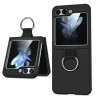 Etui Hard Ring Case na telefon Samsung Galaxy Z Flip 6 5G F741 / Galaxy Z Flip 7 FE 5G F761 czarne