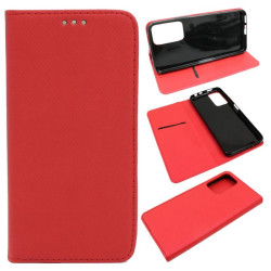 Etui Smart Magnet na telefon Xiaomi Redmi Note 11 Pro 4G / 5G / 12 Pro 4G czerwone