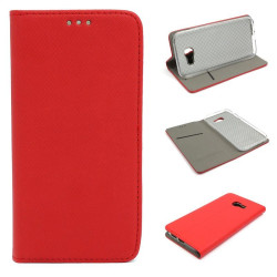 Etui Smart Magnet na telefon Samsung A5 2017 A520 czerwony