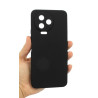Etui Silicon Case na telefon Infinix SMART 7 4G LTE X6515 / 7 HD 4G LTE X6516 czarne MATT
