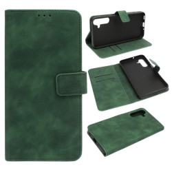 Etui Smart Leather na telefon Samsung Galaxy A16 4G A165 / 5G A166 zielone