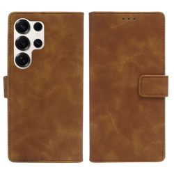 Etui Smart Leather na telefon Samsung Galaxy S25 Ultra 5G S938 brązowe