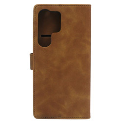 Etui Smart Leather na telefon Samsung Galaxy S25 Ultra 5G S938 brązowe