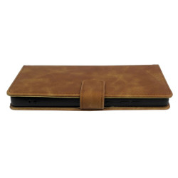 Etui Smart Leather na telefon Samsung Galaxy S25 Ultra 5G S938 brązowe