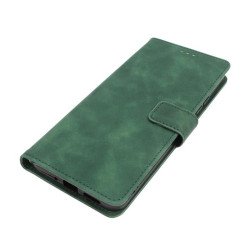 Etui Smart Leather na telefon Xiaomi Redmi 14C 2409BRN2CA / POCO C75 2410FPCC5G zielone