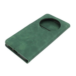 Etui Smart Leather na telefon Xiaomi Redmi 14C 2409BRN2CA / POCO C75 2410FPCC5G zielone
