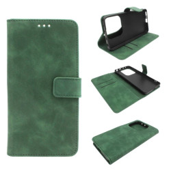 Etui Smart Leather na telefon Xiaomi Redmi Note 14 5G 24094RAD4G zielone