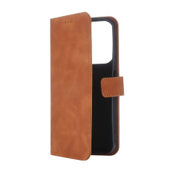 Etui Smart Leather na telefon Xiaomi Redmi 15C 4G 25078RA3EE / Redmi 15C 5G 2508CRN2BE / POCO C85 4G 25078PC3EE brązowe