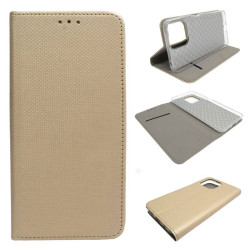 Etui Smart Magnet na telefon motorola moto g17 4G / g17 power 4G / g15 4G / g15 power 4G / g05 4G / e15 4G złote