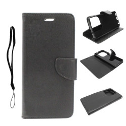 Etui Fancy Diary na telefon Infinix HOT 40i X6528B / Smart 8 X6525 czarne