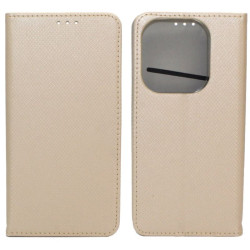 Etui Smart Magnet na telefon Infinix HOT 40i X6528B / Smart 8 X6525 złote