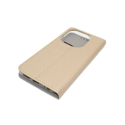 Etui Smart Magnet na telefon Infinix HOT 40i X6528B / Smart 8 X6525 złote