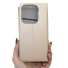 Etui Smart Magnet na telefon Infinix HOT 40i X6528B / Smart 8 X6525 złote