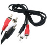 Kabel micro jack 2,5mm na RCA przewód chinch 2,5m stereo