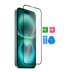 9D SZKŁO hartowane na telefon Apple iPhone 16 Pro A3293 / iPhone 17 A3520 / iPhone 17 Pro A3523 FULL GLUE