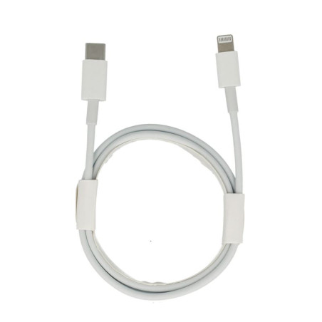 Kabel USB-C PD - Lightning do telefonu Apple iPhone 2m biały przewód wspierający szybkie ładowanie