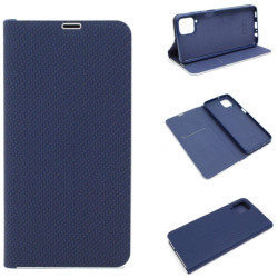 Etui Flip Vennus na telefon Samsung Galaxy A12 A125 granatowe CARBON