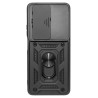 Etui pancerne CamShield Ring na telefon OPPO A79 5G czarne