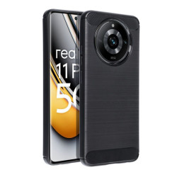 Etui Bumper Carbon Lux na telefon Realme 11 4G RMX3636 czarne