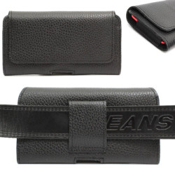 Etui Kabura skórzana CRAZY 3D na telefon Samsung Galaxy A70 Realme 11 Pro Plus Pro+ Cubot X70 Fusion+ czarny groszek