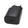 Ładowarka sieciowa USB TYP C Power Delivery QC 3,6A 25W czarna