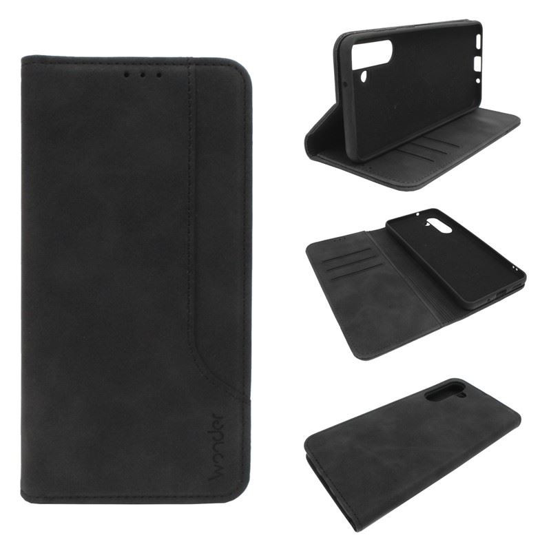 Etui Smart Wonder Prime 3 kieszonki na telefon Samsung Galaxy M55 5G M556 czarne