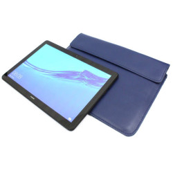 Etui skóra2 poziome z klapką na tablet 10.5" cali uniwersalne / T-Mobile T Tablet 5G granatowe