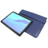 Etui skóra2 poziome z klapką na tablet 10.5" cali uniwersalne / T-Mobile T Tablet 5G granatowe
