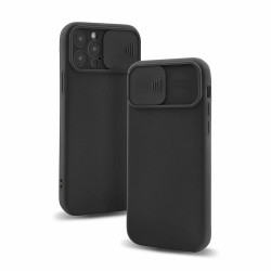 Etui SILICONE LENS na telefon Apple iPhone 13 Mini A2628 czarne