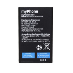 Bateria oryginalna do telefonu myPhone Halo C BS-34 oryginał