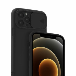 Etui SILICONE LENS na telefon Xiaomi 11T 5G / 11T Pro 5G czarne