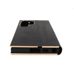 Etui Flip Vennus na telefon Samsung Galaxy S23 Ultra S918 czarne