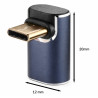 Adapter kątowy USB 4 40Gb/s PD 100W