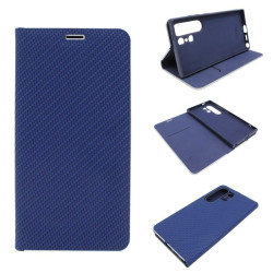 Etui Flip Vennus na telefon Samsung Galaxy S24 Ultra 5G S928 granatowe CARBON