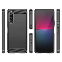 Etui Bumper Carbon Lux na telefon Sony Xperia 10 III 5G XQ-BT52 czarne