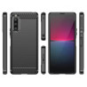 Etui Bumper Carbon Lux na telefon Sony Xperia 10 III 5G XQ-BT52 czarne