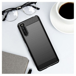 Etui Bumper Carbon Lux na telefon Sony Xperia 10 III 5G XQ-BT52 czarne